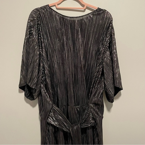 NWT Smash + Tess Tasia Jumpsuit in Black Metallic - Picture 4 of 11